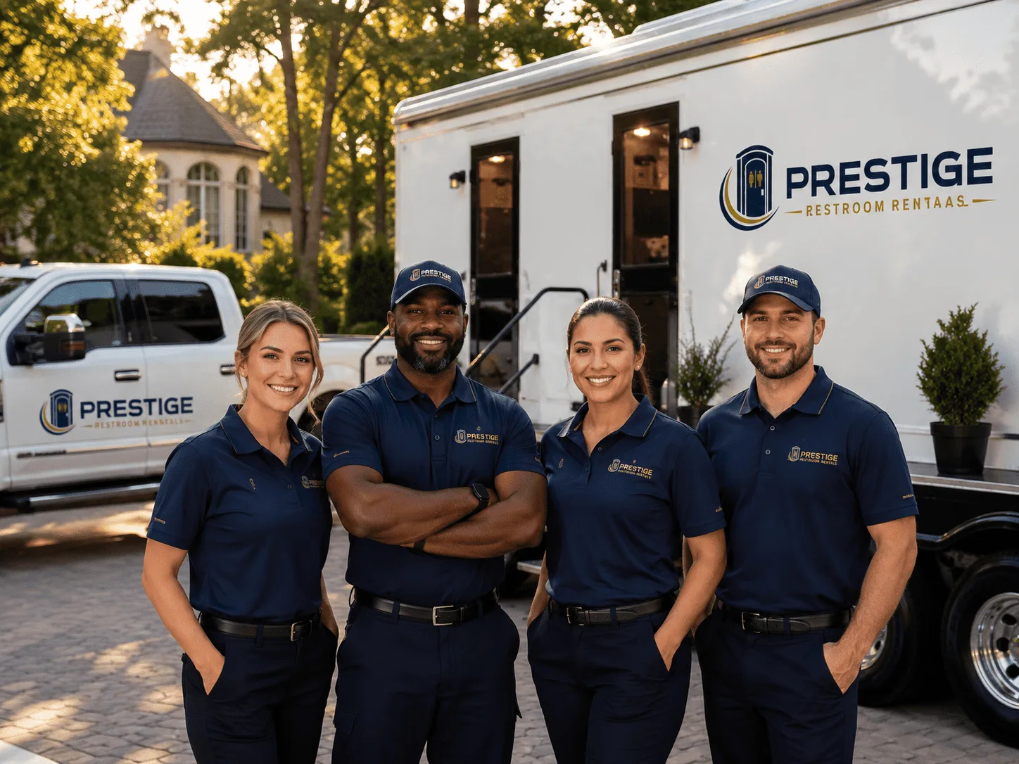 Trusted Luxury Portable Restrooms company in La Coste, TX